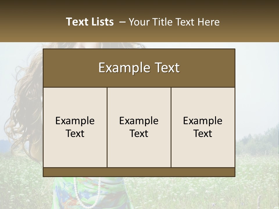 Water Elderly Wave PowerPoint Template