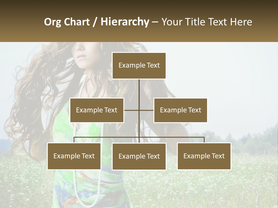 Water Elderly Wave PowerPoint Template