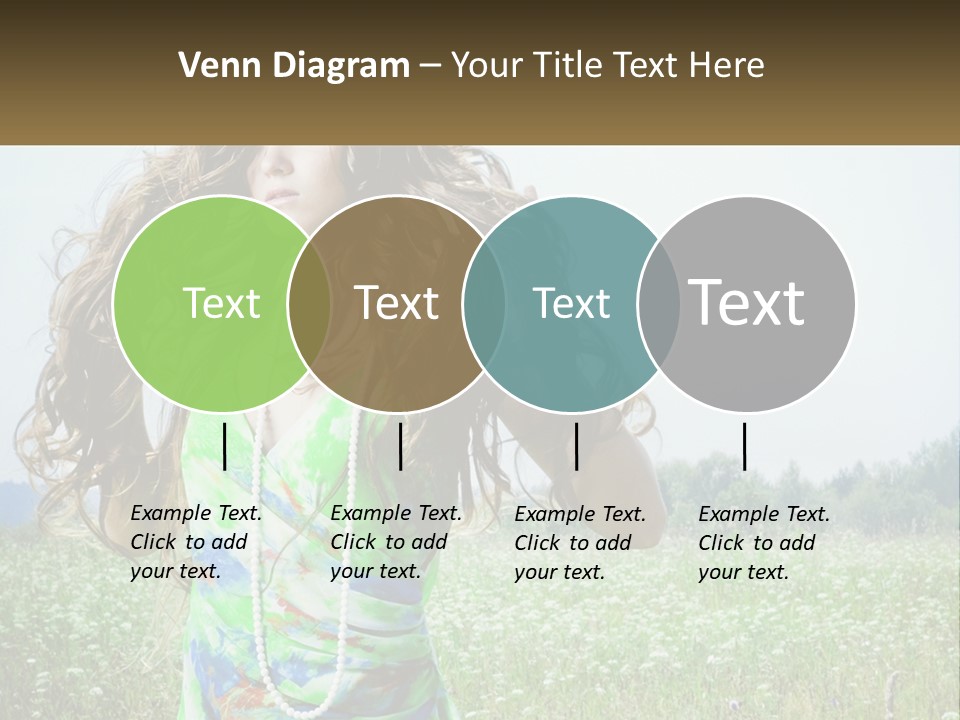 Water Elderly Wave PowerPoint Template