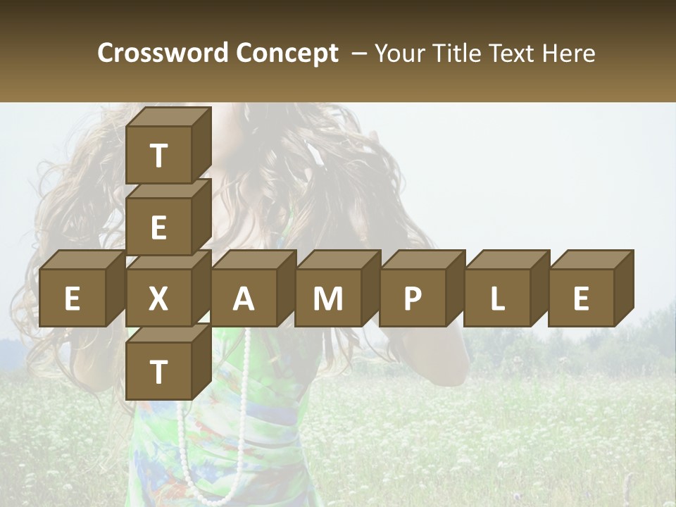 Water Elderly Wave PowerPoint Template