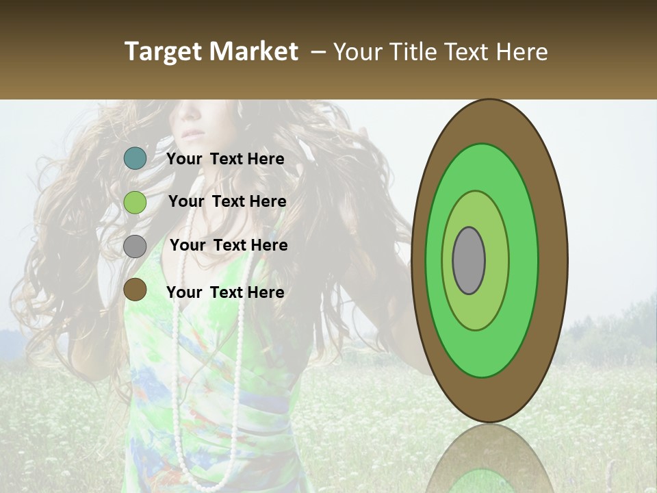 Water Elderly Wave PowerPoint Template