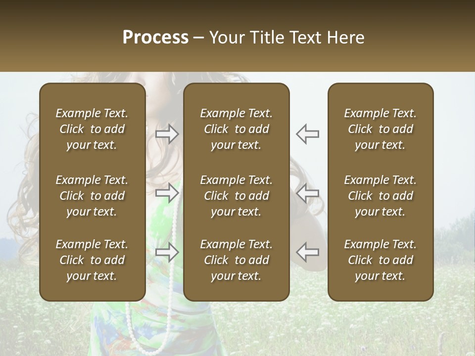 Water Elderly Wave PowerPoint Template