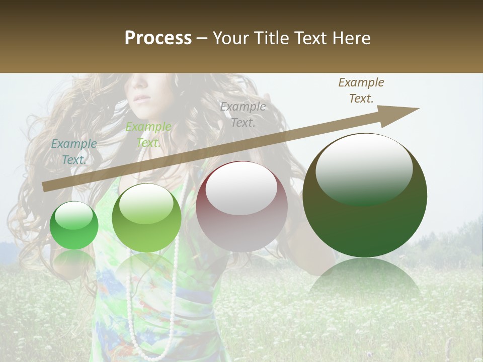 Water Elderly Wave PowerPoint Template