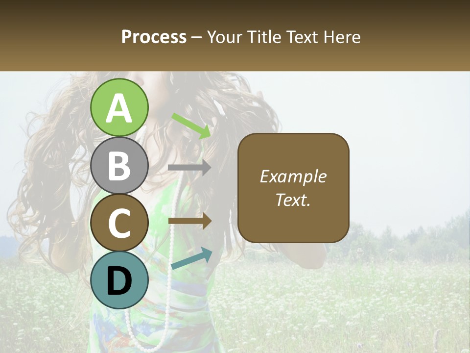 Water Elderly Wave PowerPoint Template