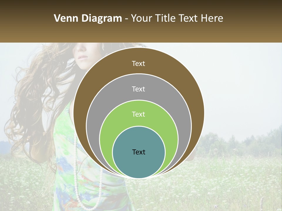 Water Elderly Wave PowerPoint Template