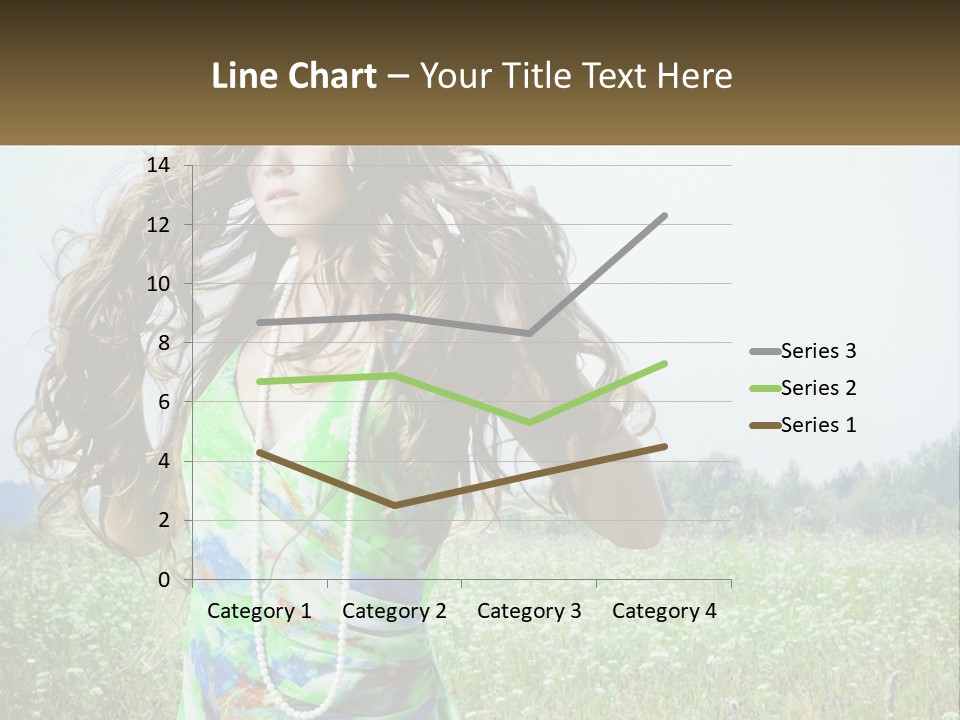 Water Elderly Wave PowerPoint Template