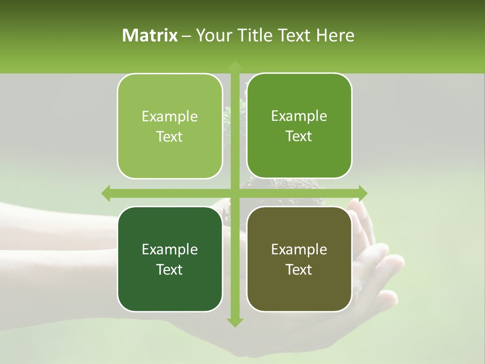 Portrait Peaceful Retired PowerPoint Template