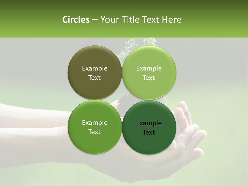 Portrait Peaceful Retired PowerPoint Template