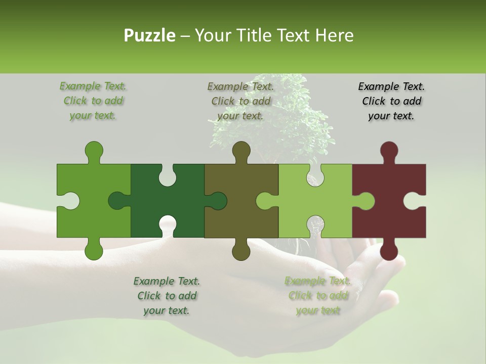 Portrait Peaceful Retired PowerPoint Template