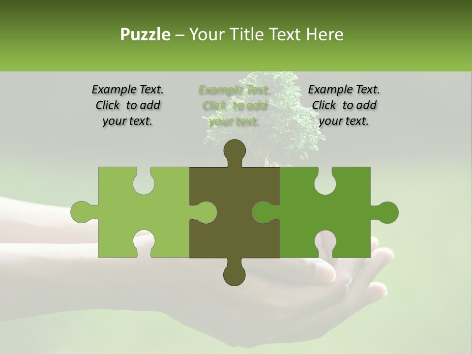 Portrait Peaceful Retired PowerPoint Template