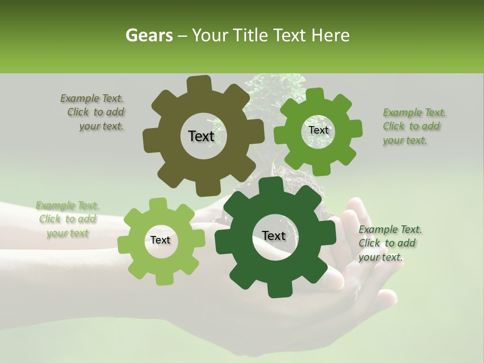 Portrait Peaceful Retired PowerPoint Template