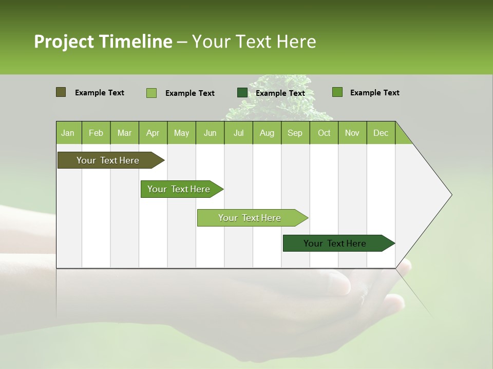 Portrait Peaceful Retired PowerPoint Template