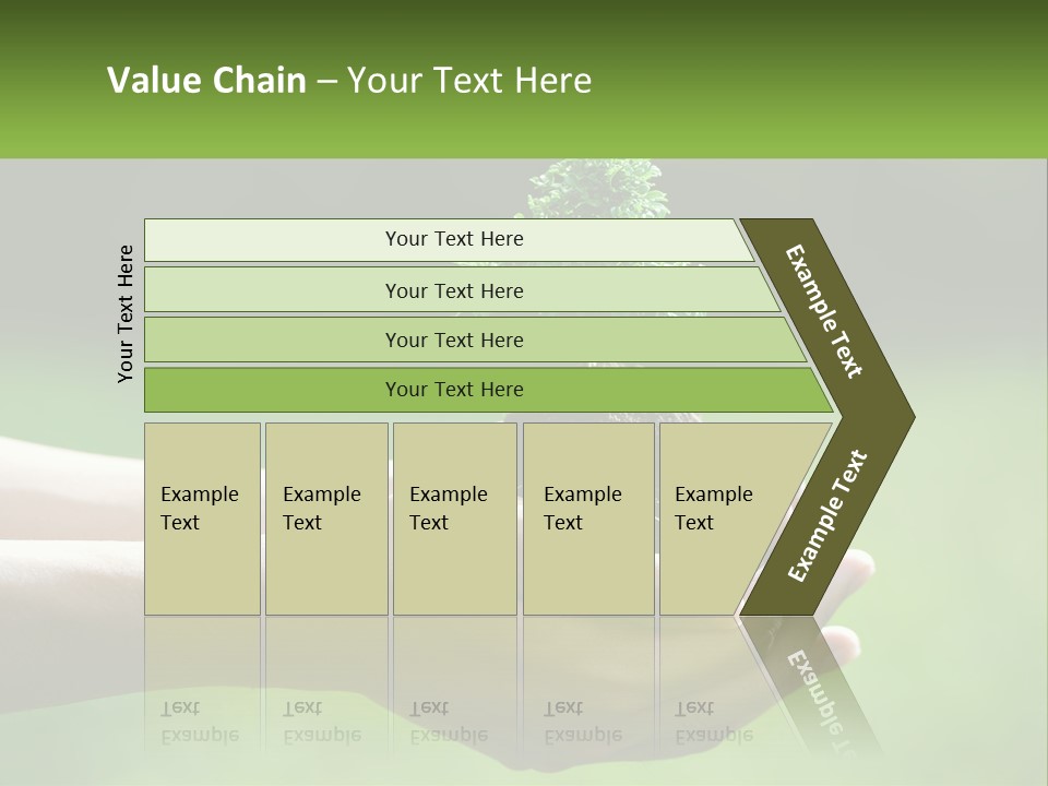 Portrait Peaceful Retired PowerPoint Template