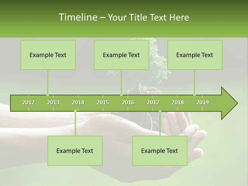 Portrait Peaceful Retired PowerPoint Template