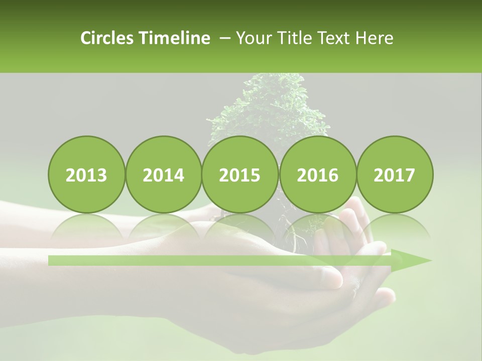 Portrait Peaceful Retired PowerPoint Template