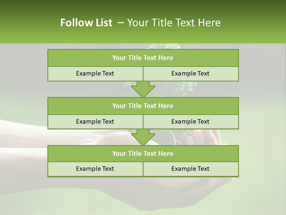 Portrait Peaceful Retired PowerPoint Template