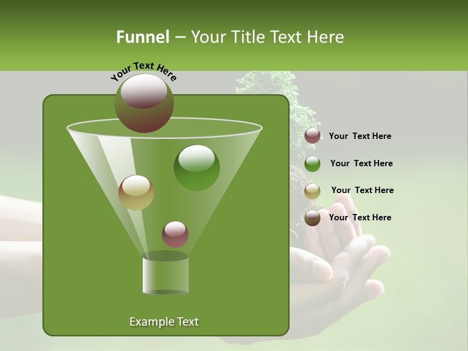 Portrait Peaceful Retired PowerPoint Template