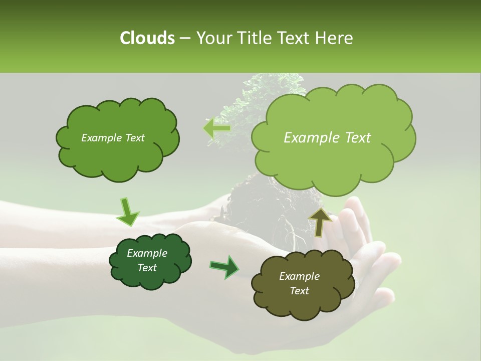 Portrait Peaceful Retired PowerPoint Template