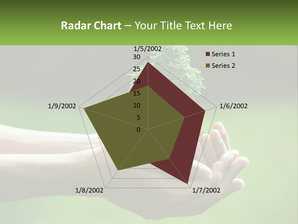 Portrait Peaceful Retired PowerPoint Template