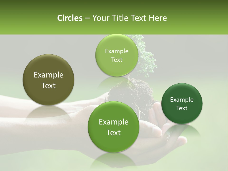 Portrait Peaceful Retired PowerPoint Template