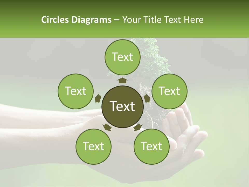 Portrait Peaceful Retired PowerPoint Template