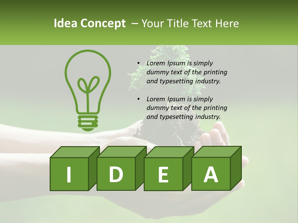 Portrait Peaceful Retired PowerPoint Template