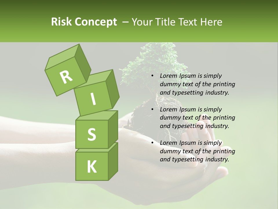 Portrait Peaceful Retired PowerPoint Template