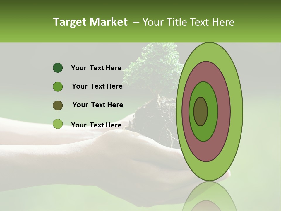 Portrait Peaceful Retired PowerPoint Template