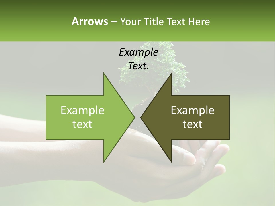 Portrait Peaceful Retired PowerPoint Template