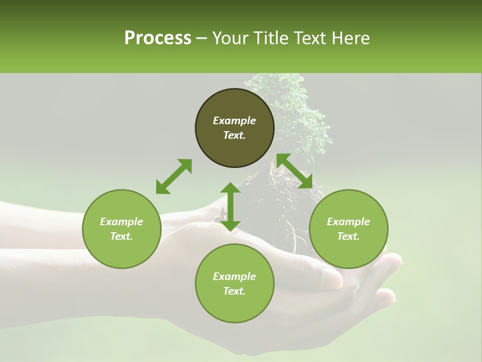 Portrait Peaceful Retired PowerPoint Template