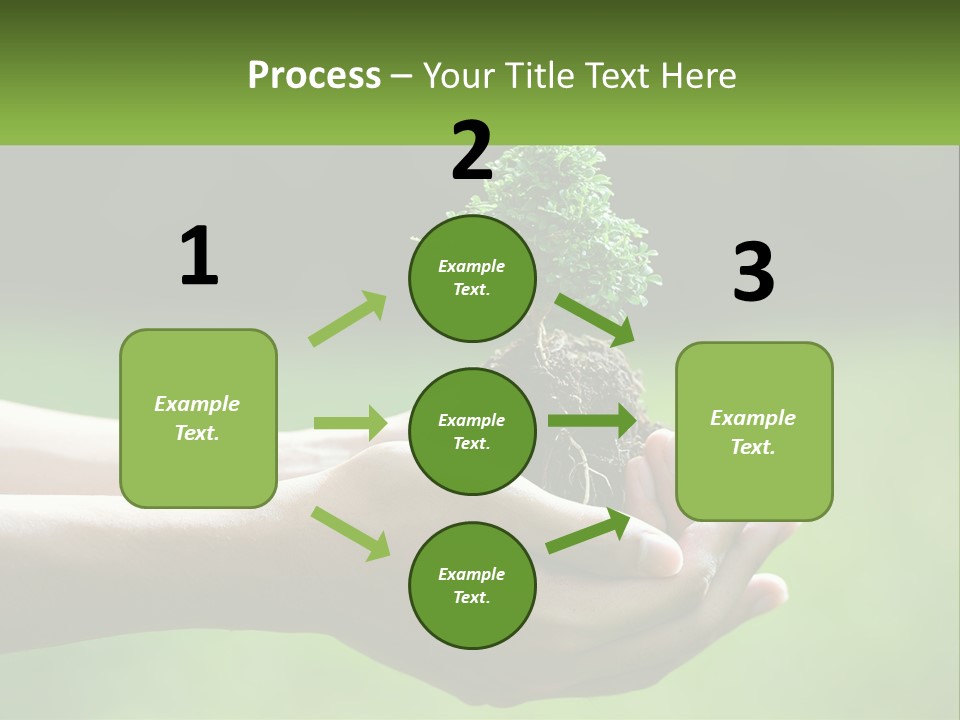 Portrait Peaceful Retired PowerPoint Template