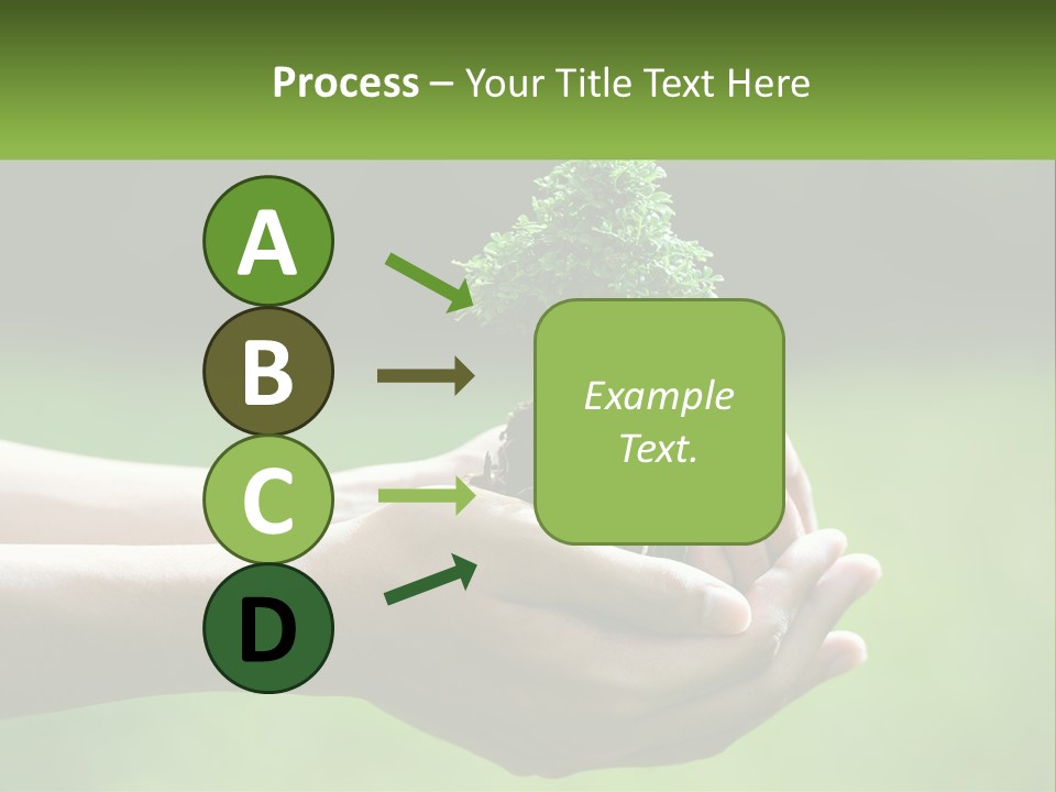 Portrait Peaceful Retired PowerPoint Template