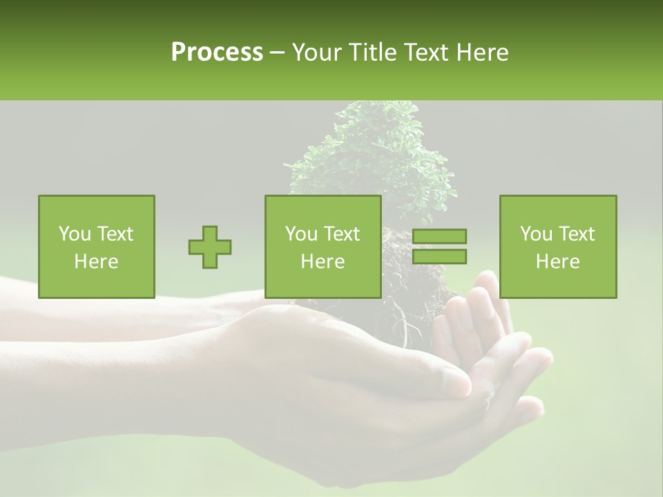 Portrait Peaceful Retired PowerPoint Template