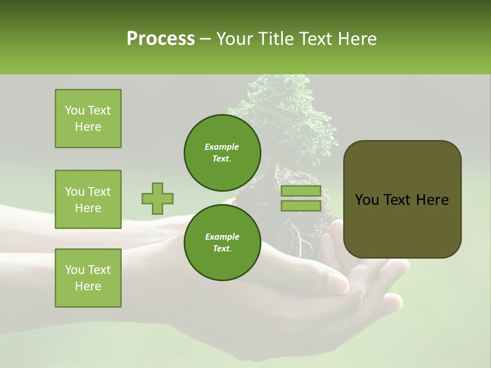 Portrait Peaceful Retired PowerPoint Template