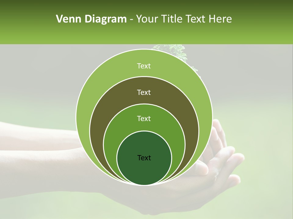 Portrait Peaceful Retired PowerPoint Template