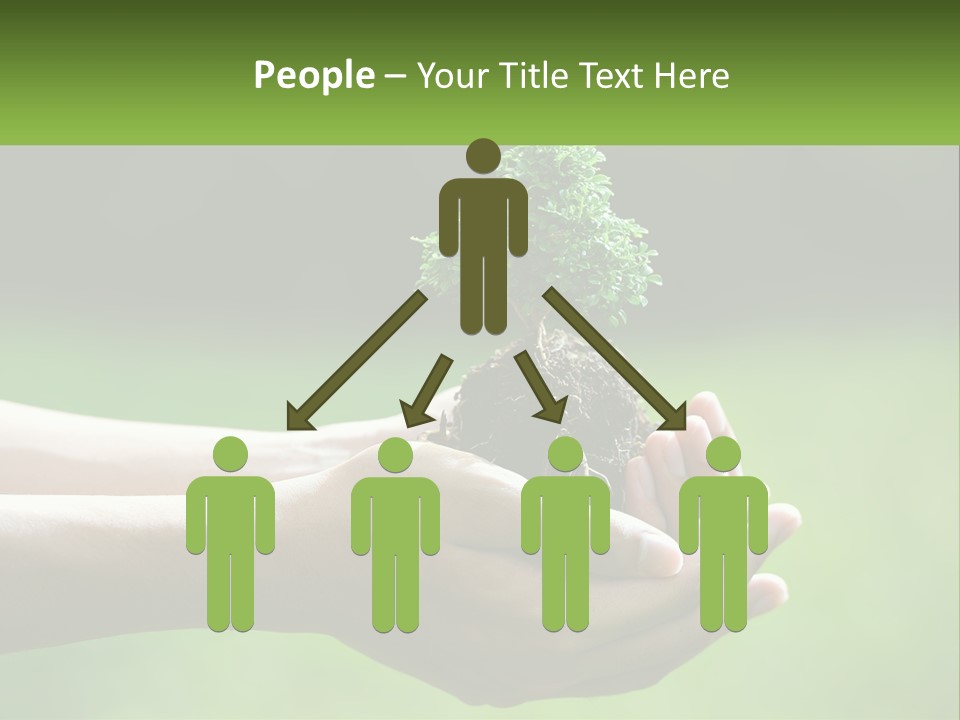 Portrait Peaceful Retired PowerPoint Template