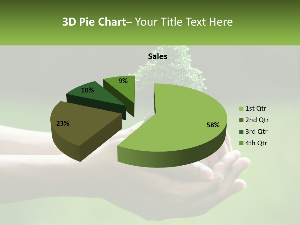 Portrait Peaceful Retired PowerPoint Template