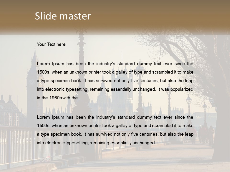 Woman Daughter Retirement PowerPoint Template