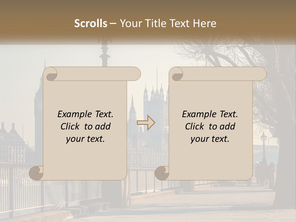 Woman Daughter Retirement PowerPoint Template