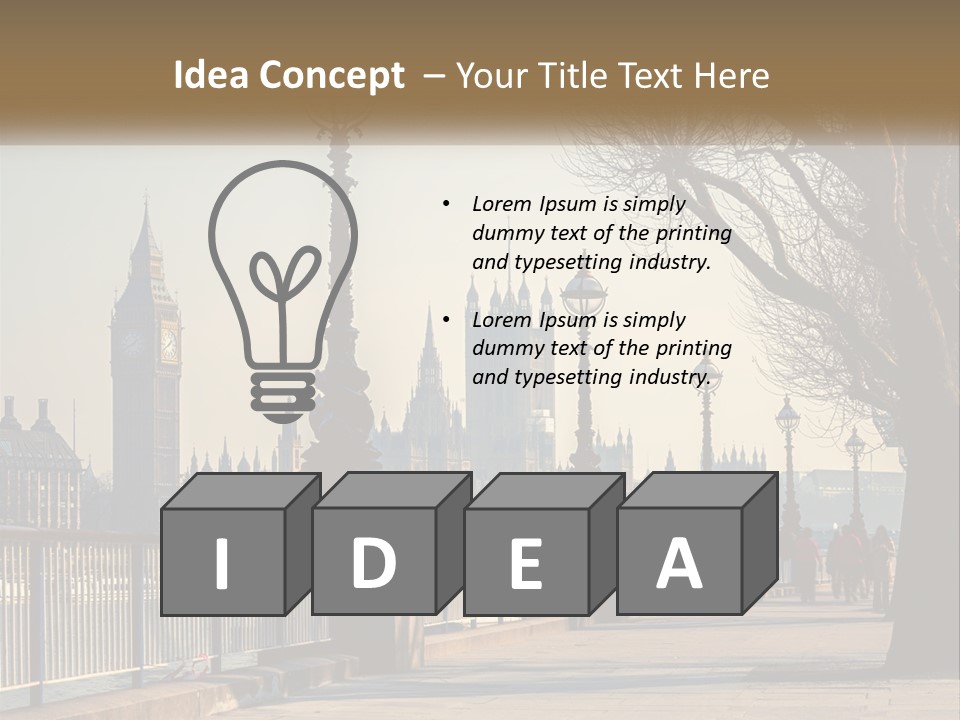 Woman Daughter Retirement PowerPoint Template