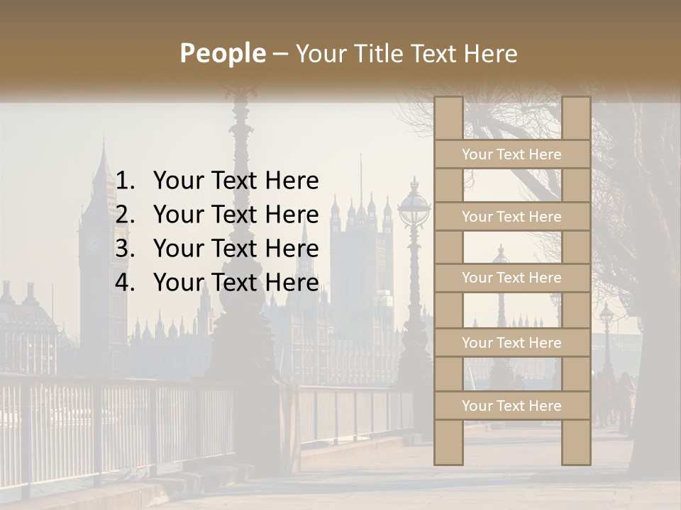 Woman Daughter Retirement PowerPoint Template