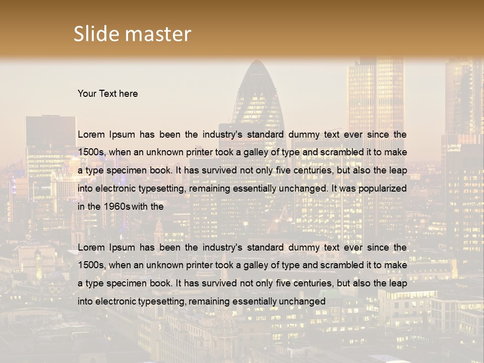 Peaceful Wellness White PowerPoint Template