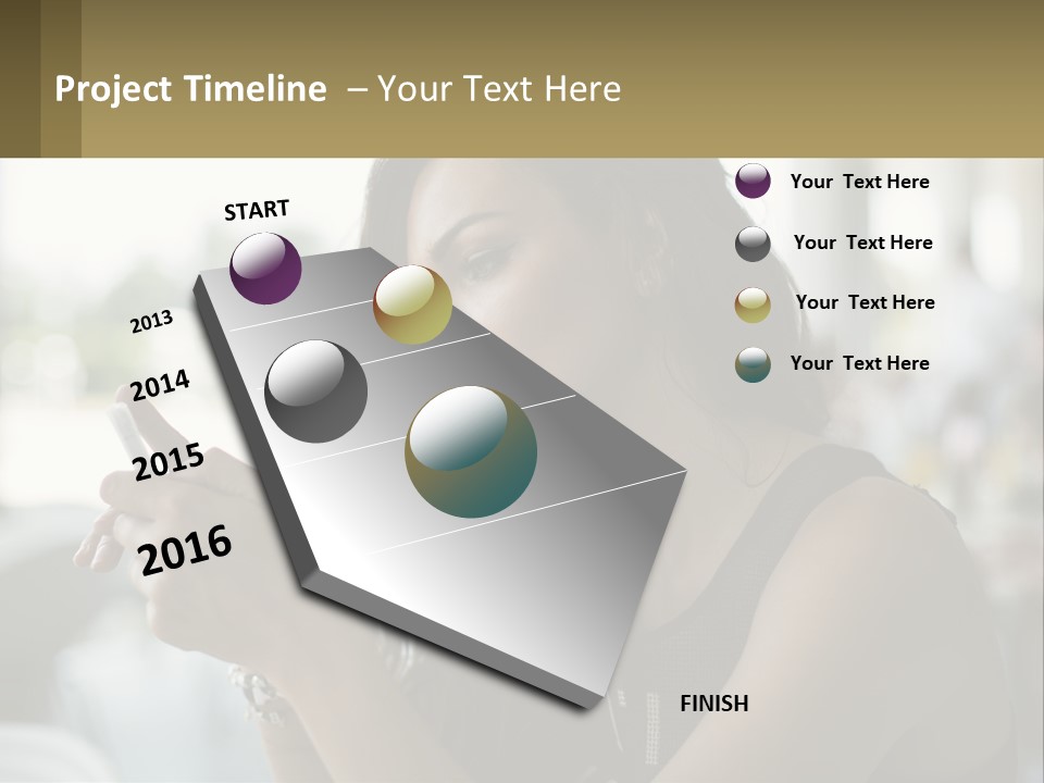 Wave Sunset Coastal PowerPoint Template