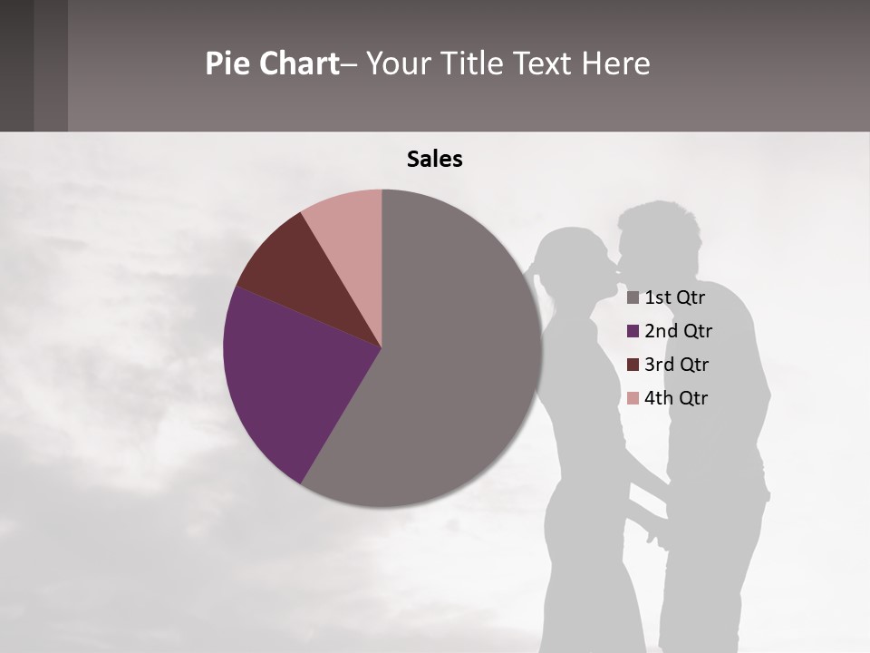 Life Portrait Sand PowerPoint Template