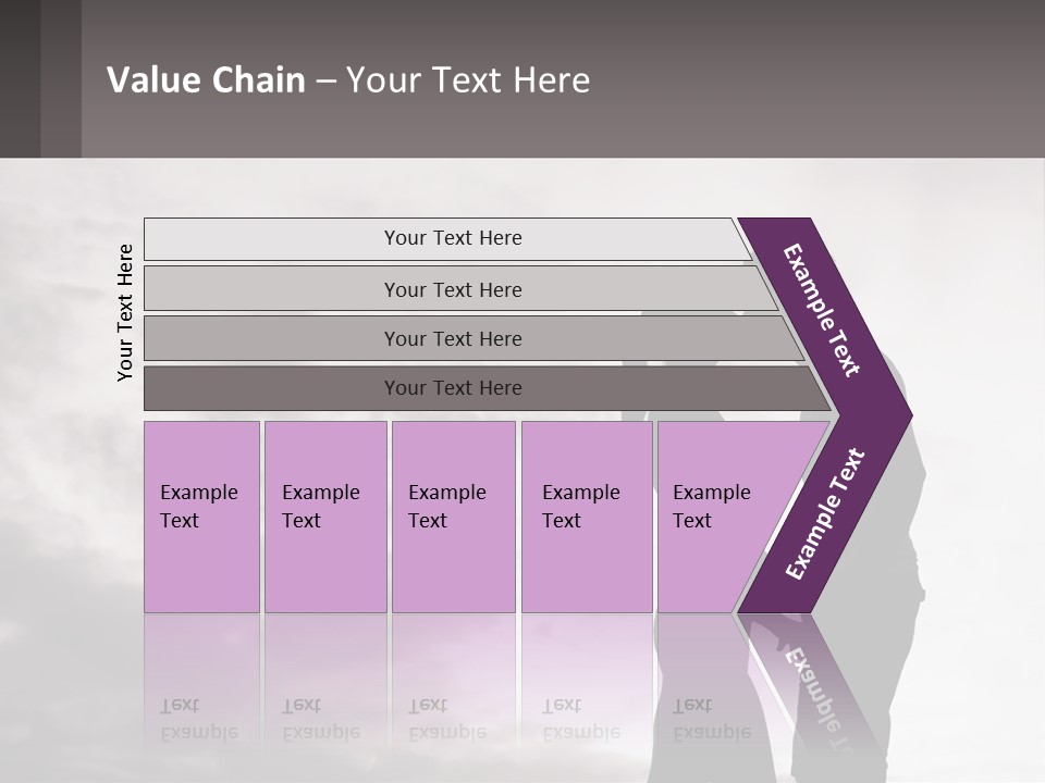 Life Portrait Sand PowerPoint Template