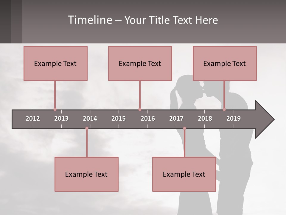 Life Portrait Sand PowerPoint Template