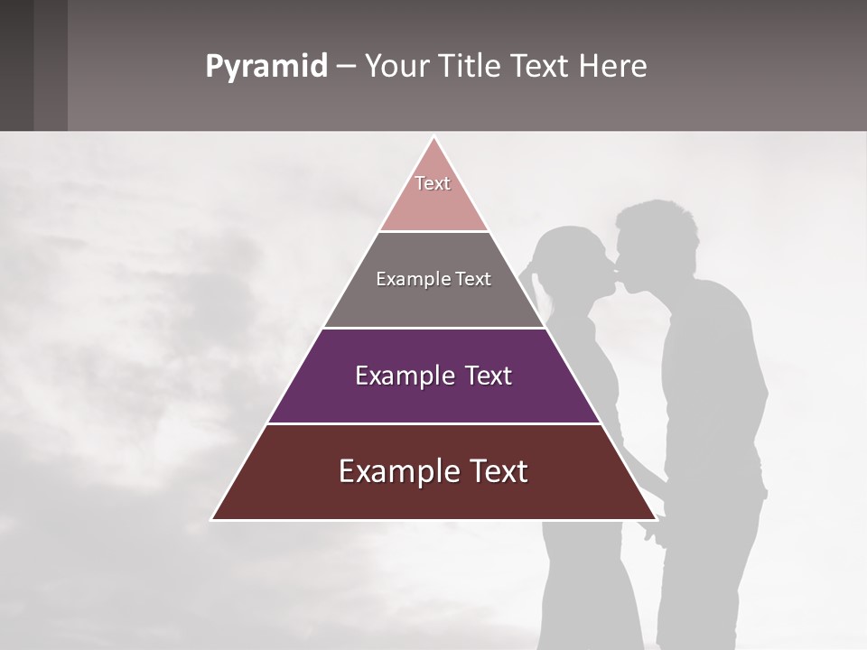 Life Portrait Sand PowerPoint Template