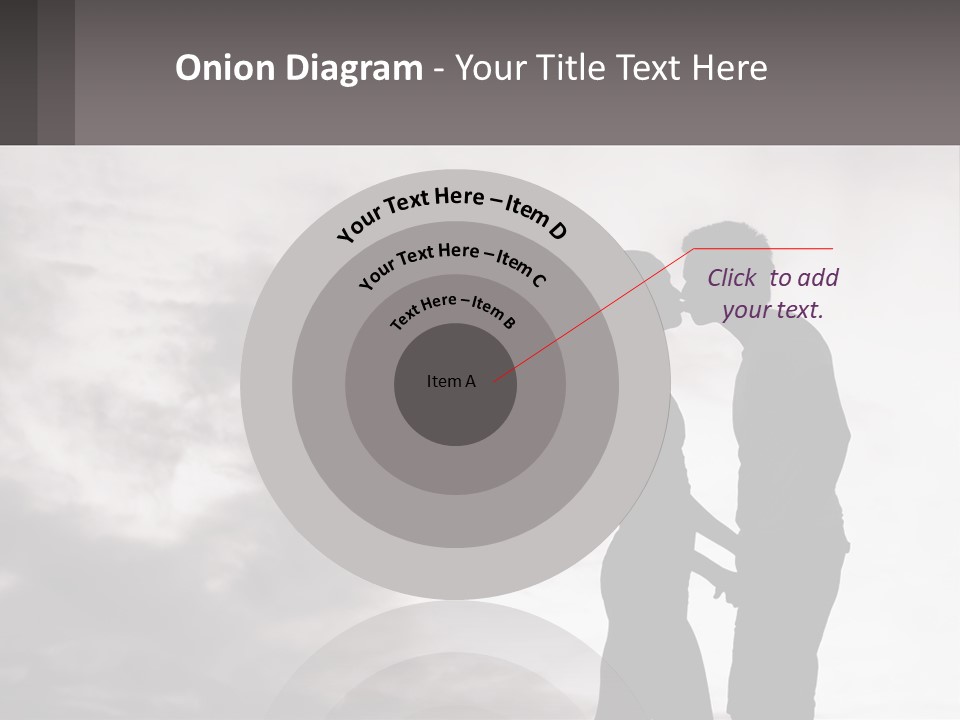 Life Portrait Sand PowerPoint Template