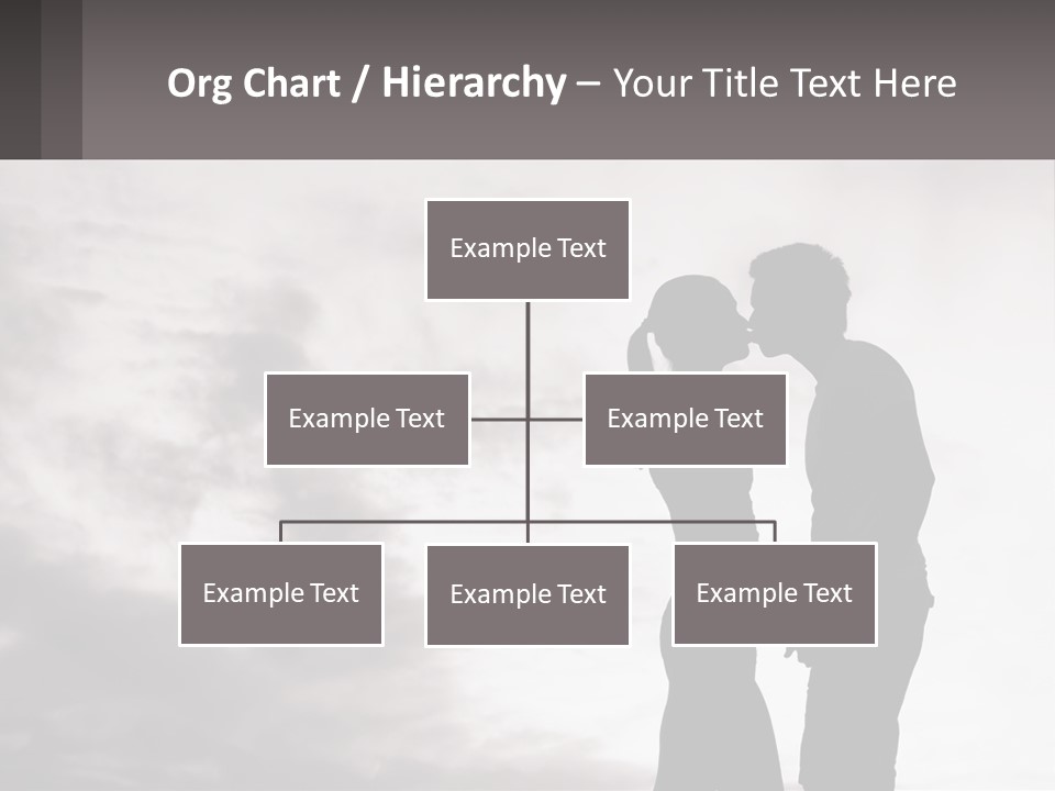 Life Portrait Sand PowerPoint Template