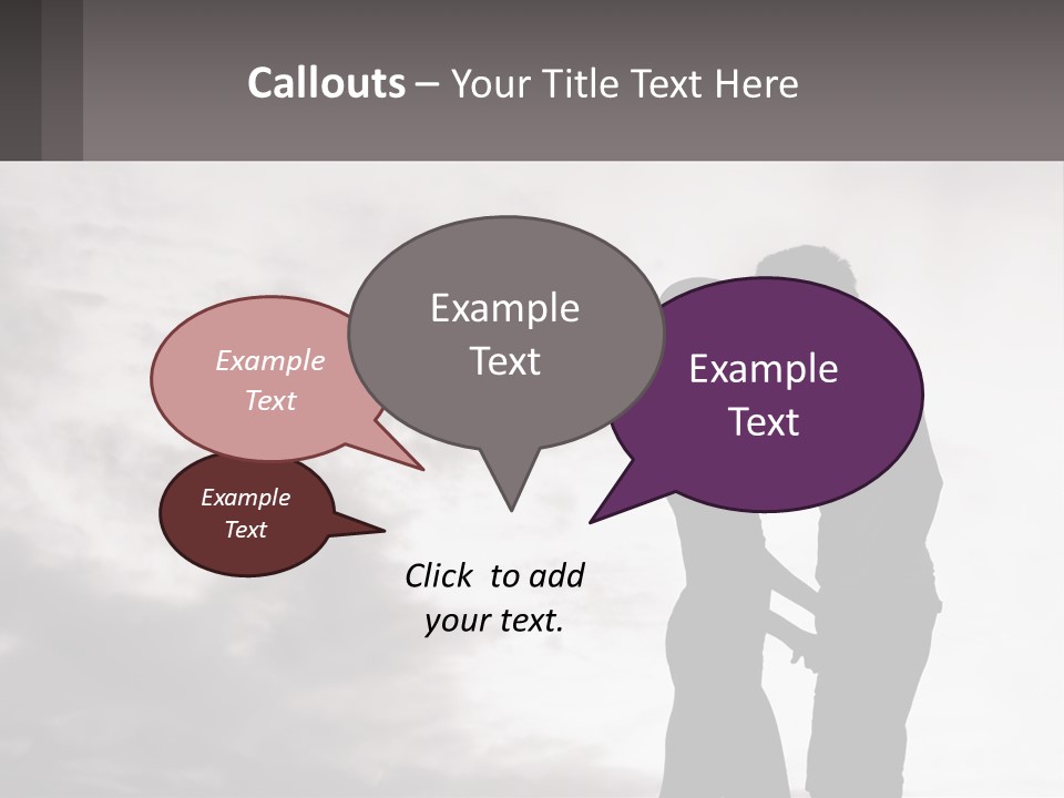 Life Portrait Sand PowerPoint Template